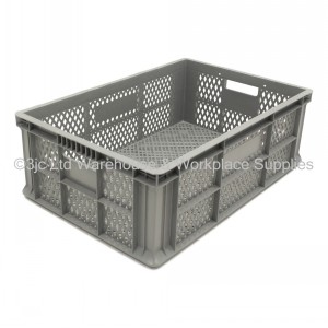 Heavy Duty Stacking Euro Box Vented 60cm 38 Litre